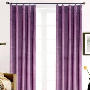 Velvet curtains 96”